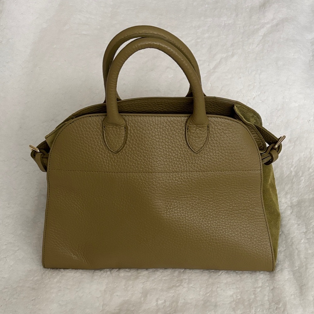 *CLEARANCE* Anna Paola Olive Green Leather Handbag